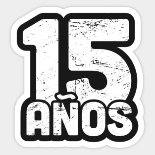 15 Anos - Quinceanera Sticker